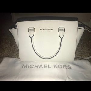 Michael Kors White purse